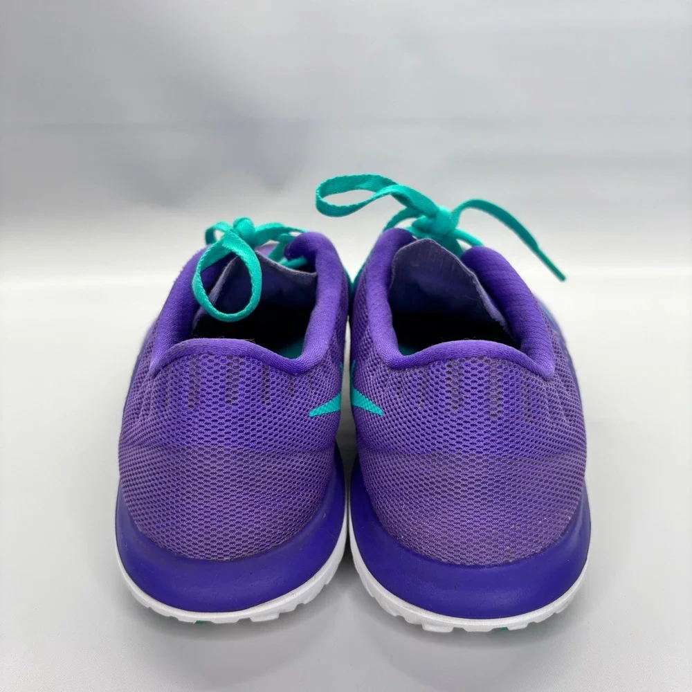 Nike‎ FS Lite Run 2 Womens 8.5 Purple Teal Running Shoes 684667-500